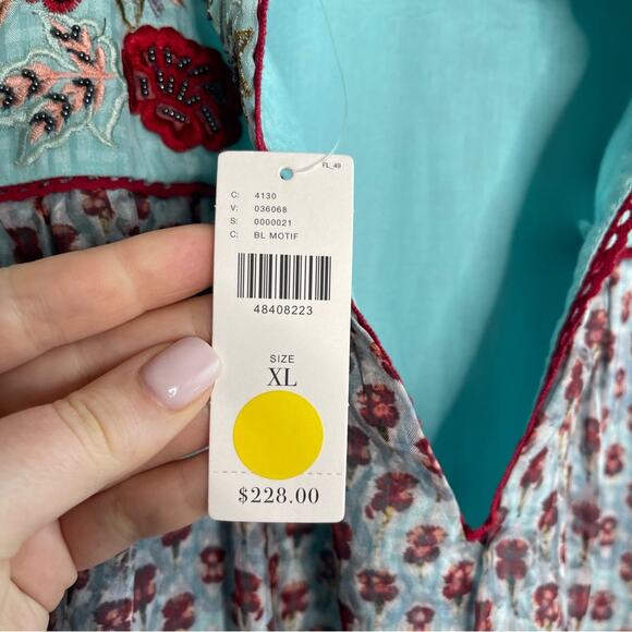 Anthropologie Blue Mini Dress - Picture 11 of 13